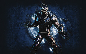 Fortnite Venom Eddie Brock Skin, Fortnite, main characters, blue stone background, Venom Eddie Brock, Fortnite skins, Venom Eddie Brock Skin, Venom Eddie Brock Fortnite, Fortnite characters HD wallpaper