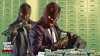 grand theft auto v, grand theft auto online, rockstar games, heists HD wallpaper