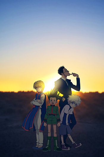 Hunter X Hunter, people_in_nature, sky, anime HD phone wallpaper