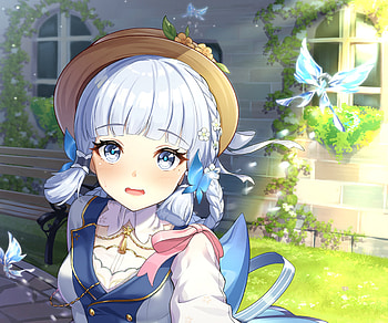 Kamisato Ayaka, Kamisato Ayaka (Genshin Impact), video game, Genshin Impact HD wallpaper