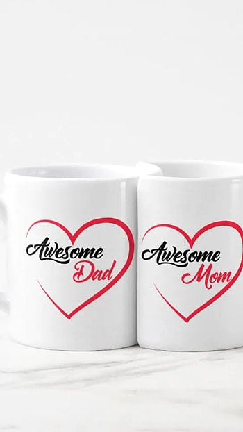 I Love Mom Dad, Heart, Coffee Mug HD phone wallpaper