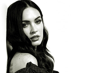 Megan, megan fox, tattoos, woman, brunette HD wallpaper