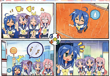 Lucky Star, kagami, anime, miyuki, konata, tsubasa HD wallpaper