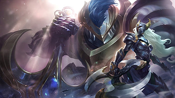 Warden Nautilus & Warden Siver, warden, league, sivir, nautilus HD wallpaper