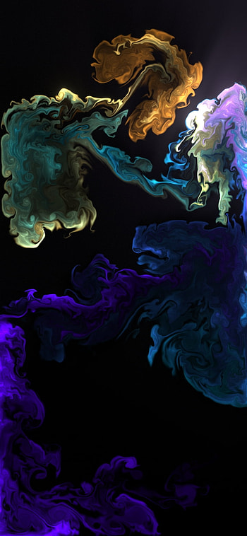 W2, aqua, electric blue, abstract, colorful HD phone wallpaper