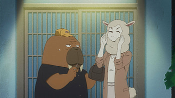 Odd Taxi, First film, Anime HD wallpaper