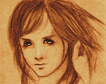 Indian Lady I Drew!, indian, drawing, llama, chucken HD wallpaper