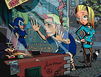 Viewtiful joe, cartoon, game cube, adventure, action, hero, movie, capcom, platform HD wallpaper