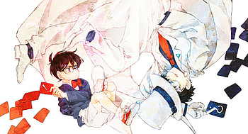 Kaito Kid, Detective Conan, Anime, Conan Edogawa HD wallpaper