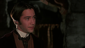 Keanu Reeves in Dracula movie, Seductive allure, Immortality quest, Unholy transformation HD wallpaper