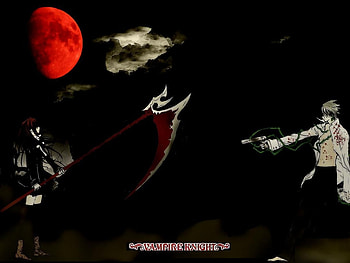 Yuuki and Zero, zero, knight, yuuki, vampire HD wallpaper