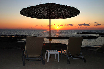 Cyprus sunset, Yeroskipou Paphos, , backgrounds HD wallpaper