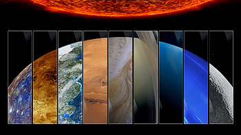 Solar System, Astral landscapes, backgrounds, Cosmic majesty HD wallpaper