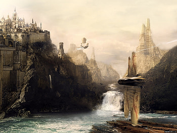 Landscape, Fantasy, Art HD wallpaper
