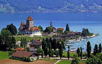Lake Thun, Switzerland HD wallpaper