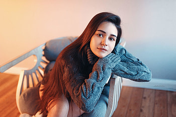 Beautiful and cute, girl model HD wallpaper