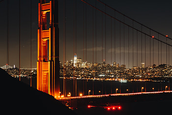 Cities, Night, Architecture, City, Building, Bridge, Megalopolis, Megapolis HD wallpaper