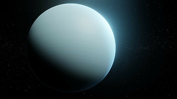 realistic Uranus, textures, 3D model HD wallpaper