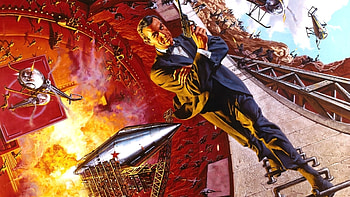 Rocket man, James Bond, Agent 007, British actor HD wallpaper