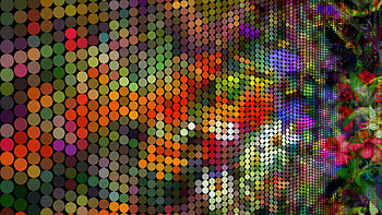 Art, Circles, Multicolored, Motley, Texture, Textures, Pixels HD wallpaper