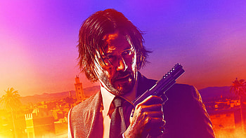 John Wick 3, gun, wick, john, man HD wallpaper