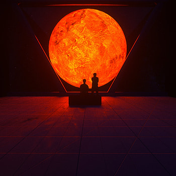 Universe, Dark, Silhouettes, Planet, Porthole HD phone wallpaper