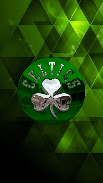 Boston Celtics, Green, Triangle Shape, Background HD phone wallpaper
