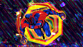 Spider Man 2099 Wonder, spiderman, spiderman-2099, superheroes, artist, artwork, digital-art, pixiv HD wallpaper