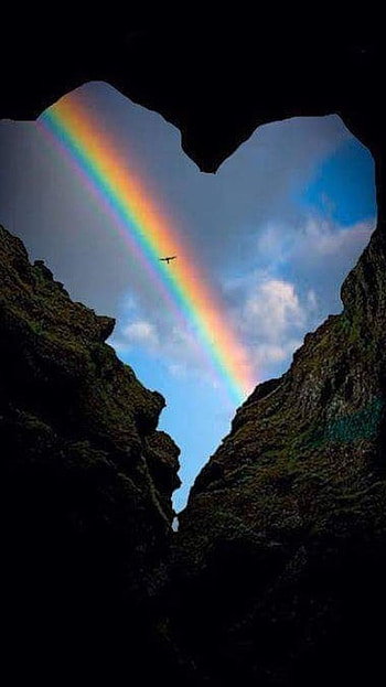 Rainbow, Lovely Rainbow HD phone wallpaper