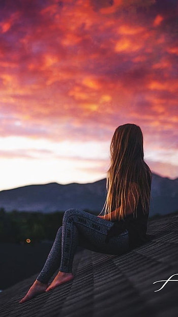 Alone, Alone Girl, Sad Girl HD phone wallpaper