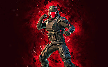 Dark Pillar, , red neon lights, Fortnite Battle Royale, Fortnite characters, Dark Pillar Skin, Fortnite, Dark Pillar Fortnite HD wallpaper