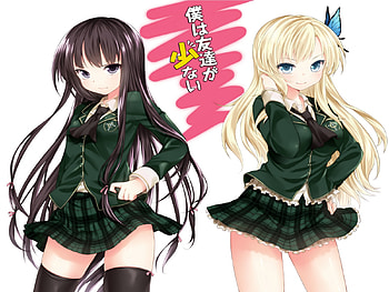 Wich Choose, anime, yozuka, boku tomadochi, wall, girl, new, sena, beauty HD wallpaper