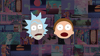 Rick And Morty Digital , rick-and-morty, tv-shows, digital-art HD wallpaper