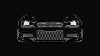 Nissan Skyline R34 — Ultra, vehicle, Nissan Skyline R34 HD wallpaper