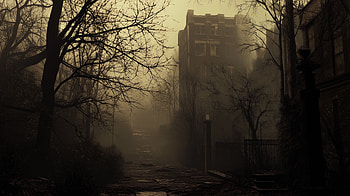 Lonely Fog in Silent Hill -, video game, Silent Hill, fog, lonely HD wallpaper