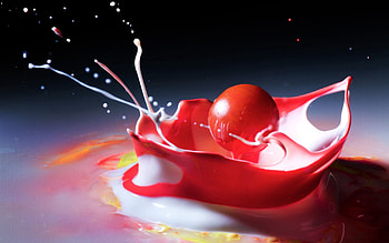 Drops, Macro, Spray HD wallpaper