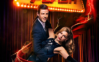 The Flash, Duet, Supergirl, Melissa Benoist, Grant Gustin HD wallpaper
