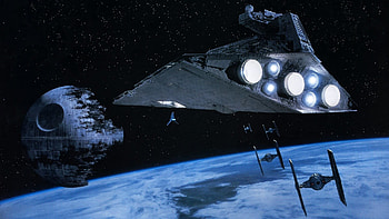 Star Wars Space Battle HD wallpaper