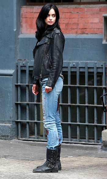 Jessica Jones, Krysten Ritter style, Stylish pin, Fashion icon HD phone wallpaper