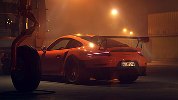 Porsche GT2RS Rear, porsche-911-gt2-r, porsche-911, porsche, cars, 2018-cars, artist, behance HD wallpaper