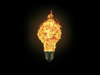 fire light, fire, light HD wallpaper
