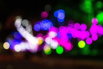 Abstract, Glare, Circles, Bright, Multicolored, Motley HD wallpaper