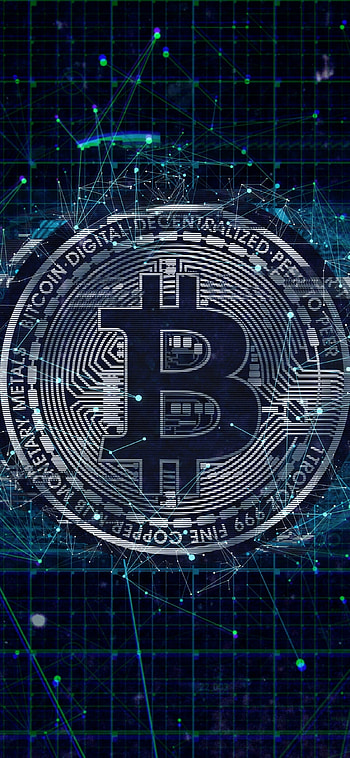 Crypto Bitcoin digital art, Abstract , Digital currency concept, Futuristic finance HD phone wallpaper