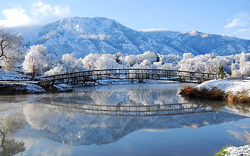 Landscape, Winter, Nature, Mountains, Snow HD wallpaper