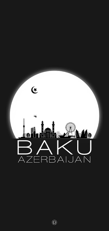 Baku, Azerbaijan, art, android, design, black, space HD phone wallpaper