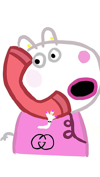peppa pig, talking HD phone wallpaper