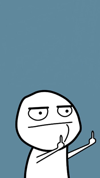 Middle finger meme. Objek gambar, Kartun, Cat Showing Middle Finger HD phone wallpaper