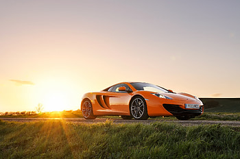 Sun, Mclaren, Cars, Glare, Mp4-12C, Front HD wallpaper