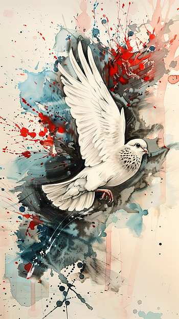 Majestic Dove Artistic , bird HD phone wallpaper