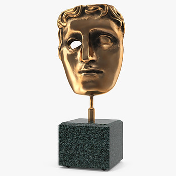 BAFTA Awards, Unique trophy design, 3D model, Symbol of achievement HD phone wallpaper